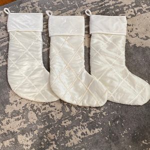 Set of three Christmas Stockings